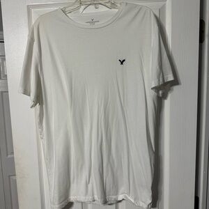 American Eagle Outfitters Men’s Classic White Tee with Logo